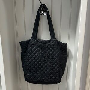 Max Black Tote Bag Quilted